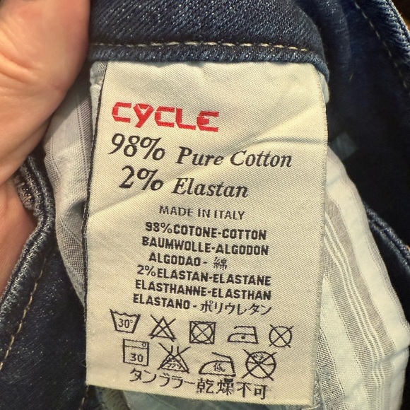 Cycle Jeans Italy Baggy Fit Jeans with Belt Women’s 27 NWT - Picture 5 of 6